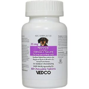 Buy Novox (Carprofen) Chewable 25mg 60 Count