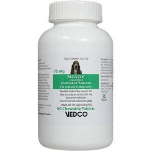 Buy Novox (Carprofen) Chewable 75mg 60 Count